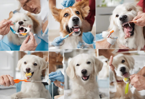 How to brush a dog's teeth?