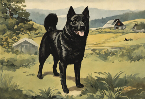 From Ancient Guardians to Beloved Companions: The Fascinating History of Black Norwegian Elkhounds