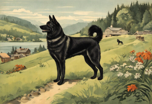 From Ancient Guardians to Beloved Companions: The Fascinating History of Black Norwegian Elkhounds