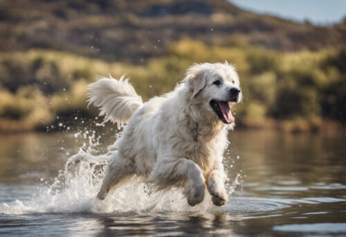 Swimming with Giants: Discovering the Pyrenean Mountain Dog's Love for Water